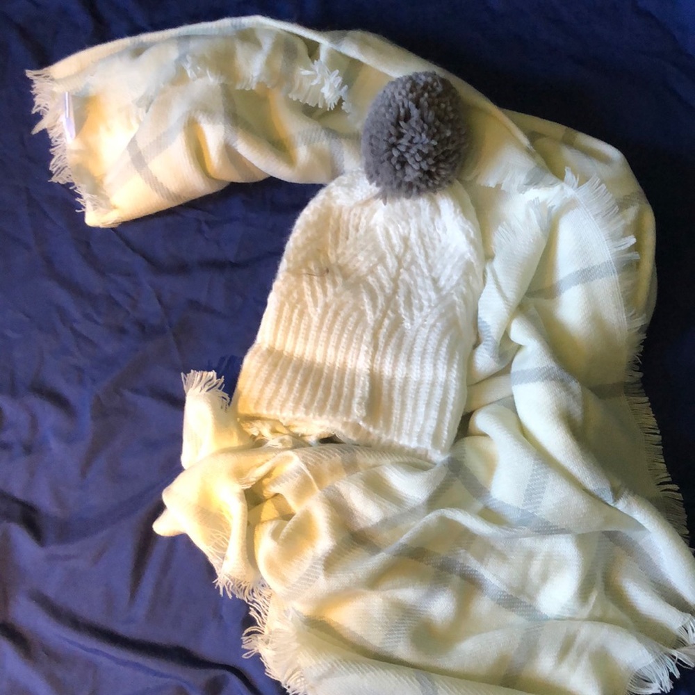 Beanie and Blanket Scarf set